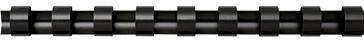 Fellowes Plastikbinderücken COMB 5345707 8mm schwarz 100 St./Pack.