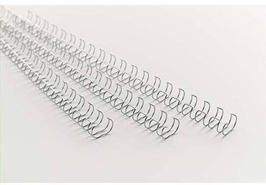 GBC Drahtbinderücken RG810697 DIN A4 10mm silber 100 St./Pack.
