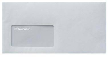 Soennecken Briefhülle 1307 DIN lang mF hk weiß 25 St./Pack.