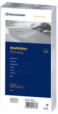Soennecken Briefumschlag 2076 DL 75g mF sk weiß 100 St./Pack.
