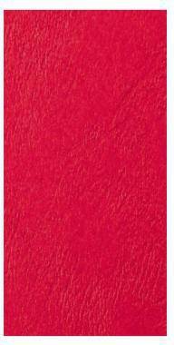 GBC Einbanddeckel LeatherGrain CE040031 DIN A4 rot 100 St./Pack.