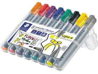 STAEDTLER Flipchartmarker Lumocolor 356 SWP8 sortiert 8 St./Pack.