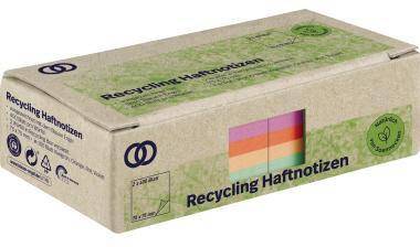 Soennecken Haftnotiz oeco 5873 RC 75x75mm 400Bl. sort. 2St.