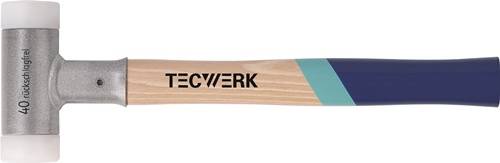 Schonhammer L.350mm Kopf-D.30mm Hickory rückschlagfrei hart Nyl.weiß TECWERK