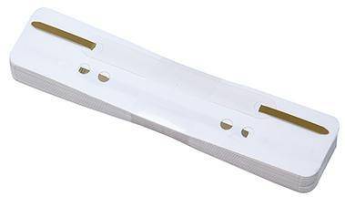 Soennecken Heftstreifen 3169 kurz Kunststoffdeckl. ws 25 St./Pack.