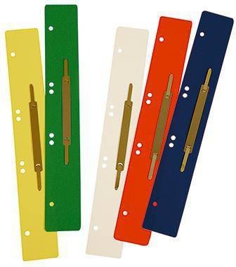 Soennecken Heftstreifen 3162 lang Metalldeckl. farbig 125 St./Pack.