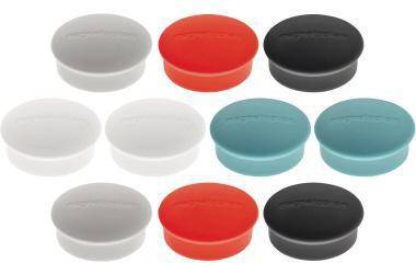 magnetoplan Magnet Discofix Mini 1664610 19mm sortiert 10 St./Pack.