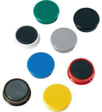 ALCO Kraftmagnete 6848V26 38mm farbig sortiert 10 St./Pack.