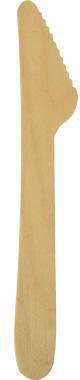 PAPSTAR Messer Pure 18200 16,5cm Holz 100 St./Pack.