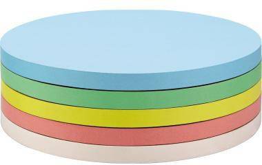magnetoplan Moderationskarte 111151710 rund 140mm sort. 500St.