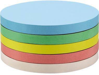 magnetoplan Moderationskarte 111151810 rund 190mm sort. 500St.