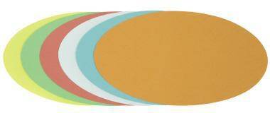 Soennecken Moderationskarte Oval 4878 11x19cm sort. 250 St./Pack.