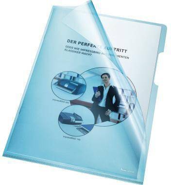Bene Sichthülle 205000BL DIN A4 HPVC blau 100 St./Pack.