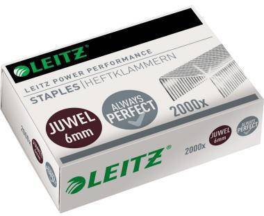 Leitz Heftklammer Juwel 56420000 6mm verzinkt 2.000 St./Pack.