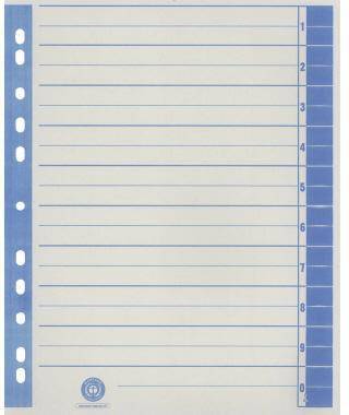 Trennblatt RC Karton 9541104100 A4 chamois/blau 100 St./Pack.