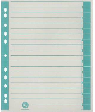 Trennblatt RC Karton 9541101100 A4 chamois/grün 100 St./Pack.