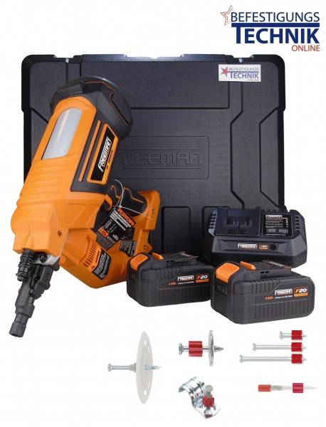 Freeman Akku Bolzensetzer LDPW75 19-76mm 2x4,0Ah für Kopfbolzen Spit Würth Hilti Berner