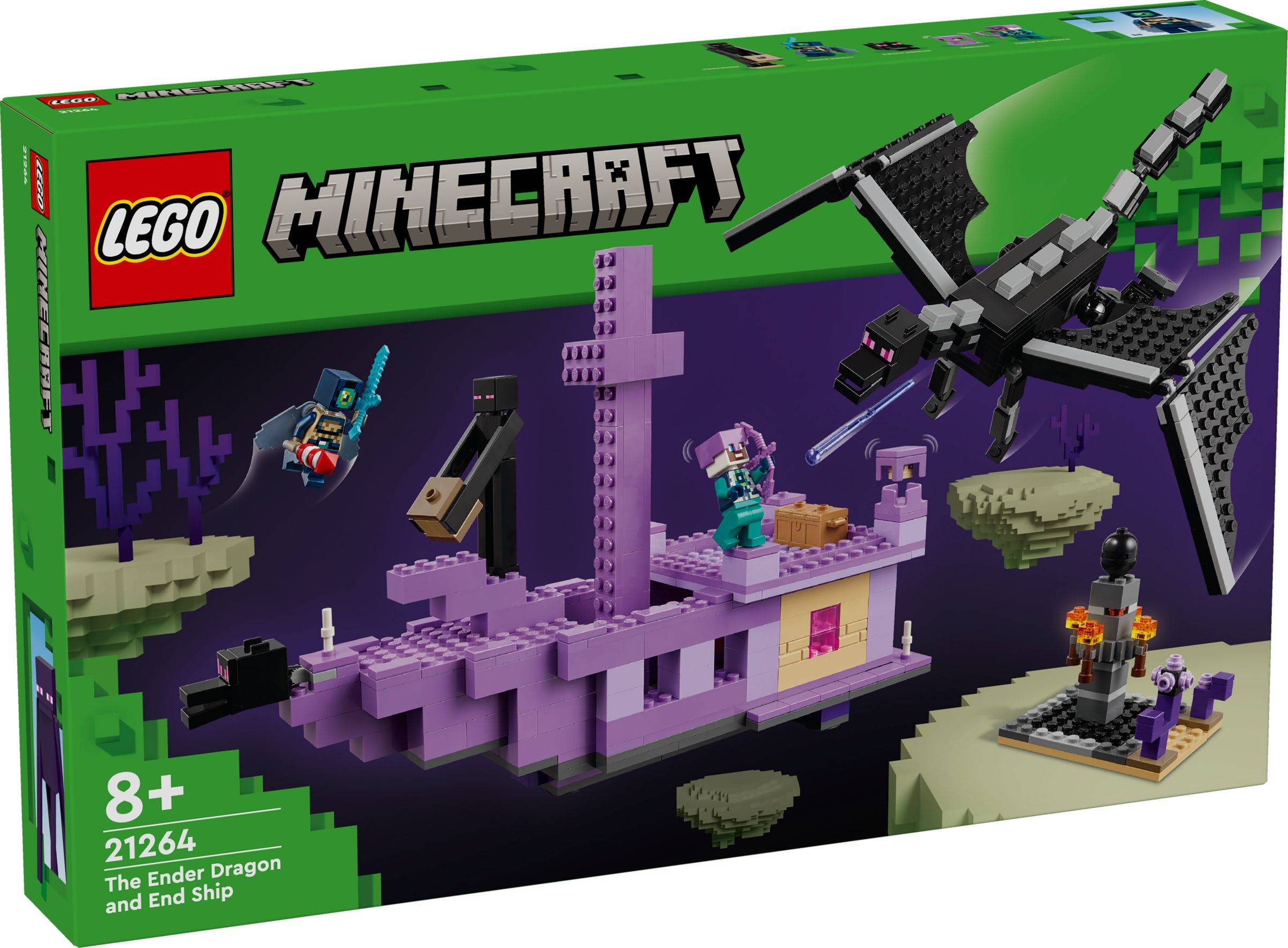 LEGO® Minecraft 21264 Der Enderdrache und das Endschiff