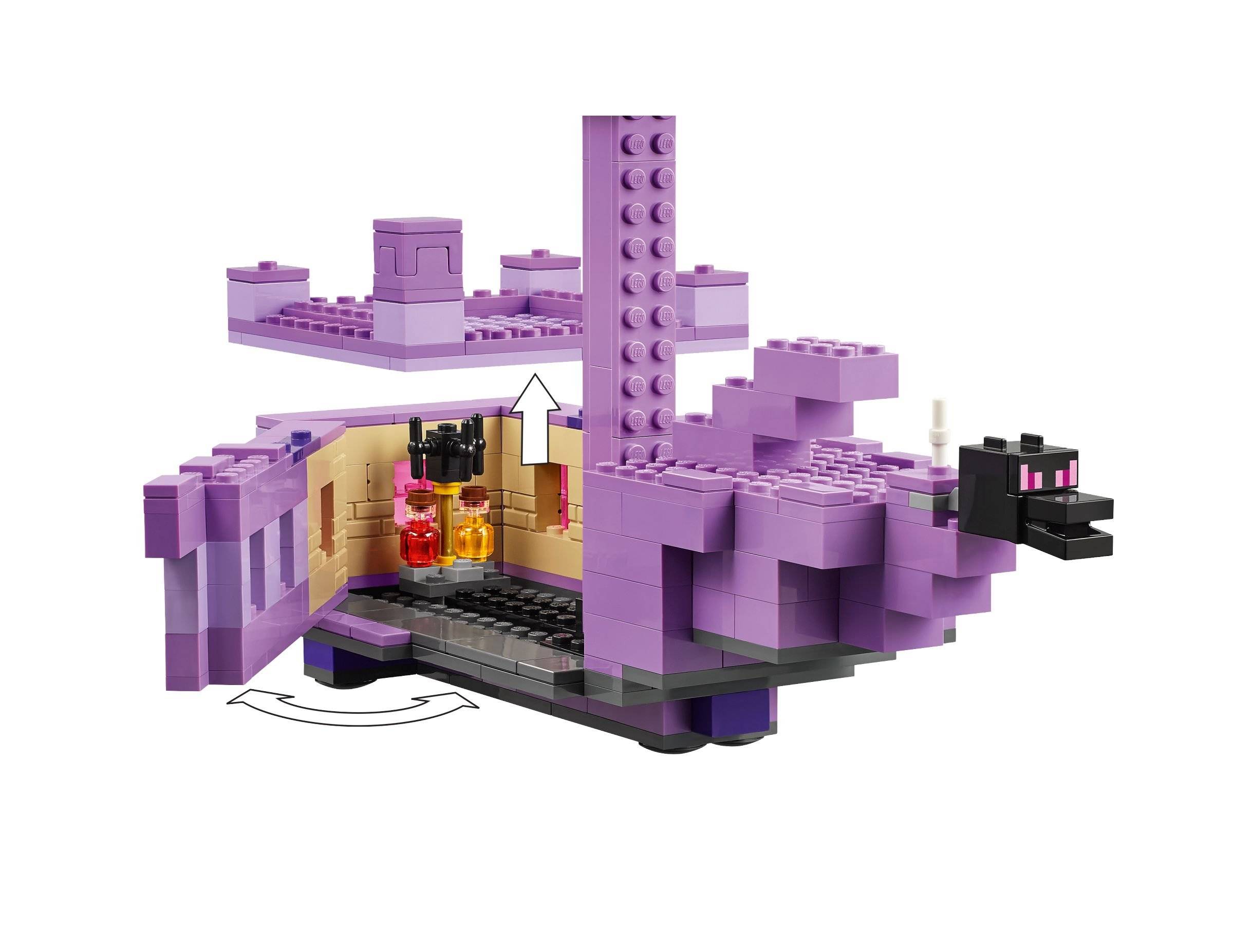 LEGO® Minecraft 21264 Der Enderdrache und das Endschiff