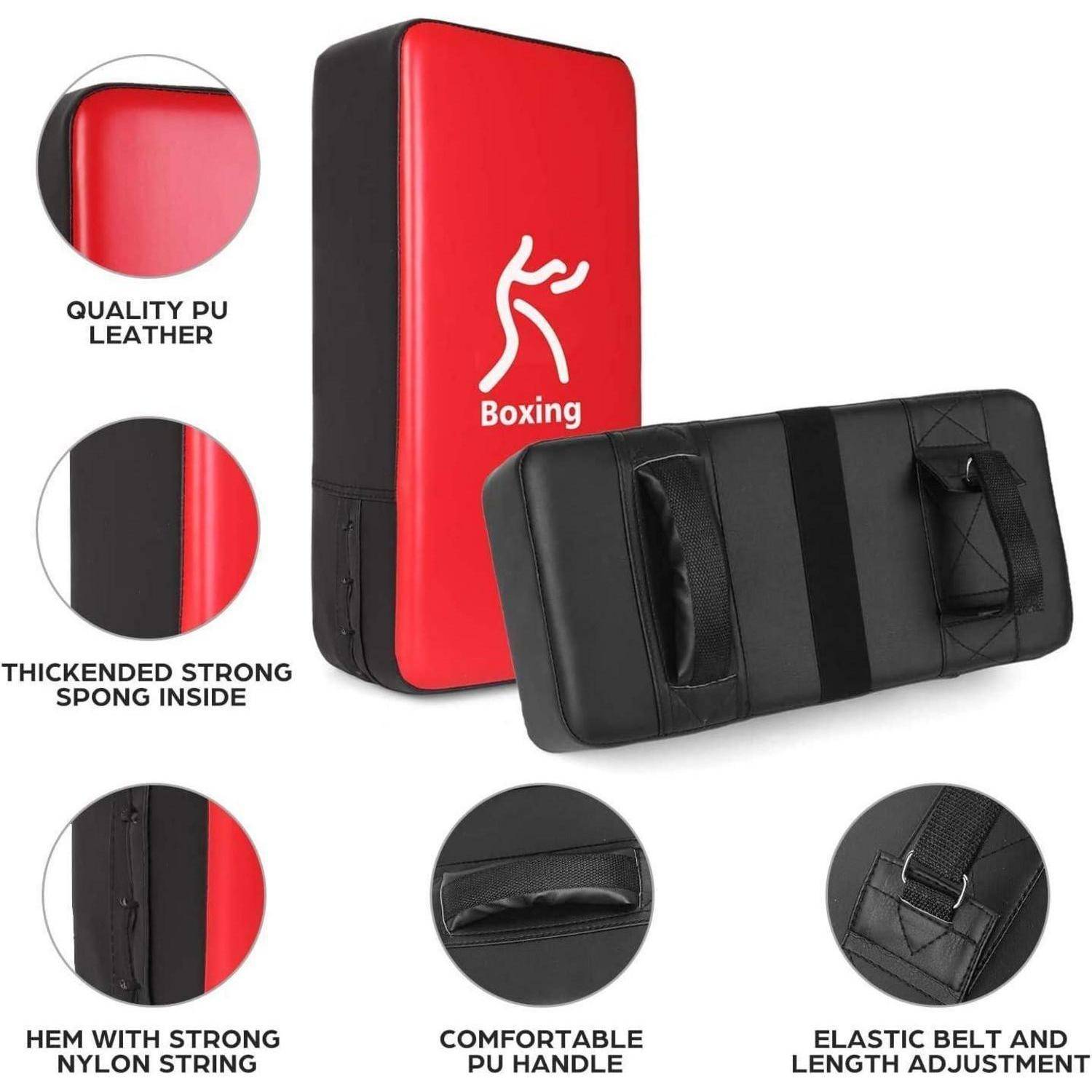 Boxhandschuh Handpratzen Set PU Pratzen Schlagpolster 6OZ Boxen