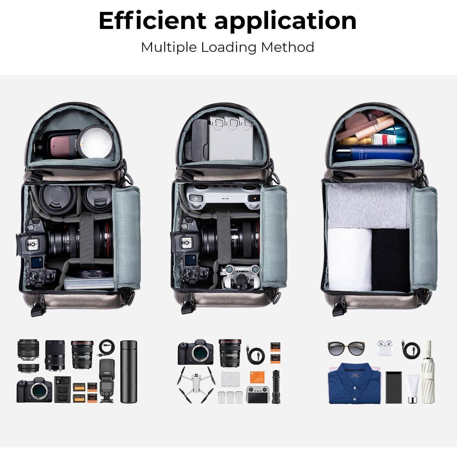 Kamera-Rucksack Schultertasche quadratische Tasche Fotografen Canon