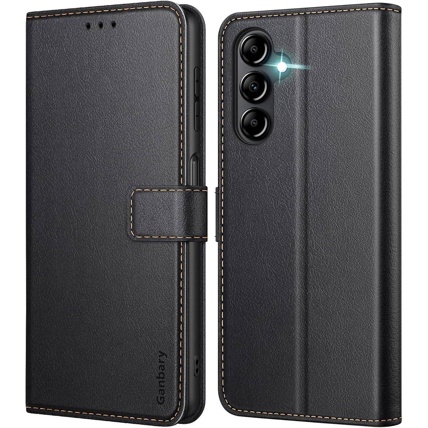 Handyhülle Samsung Galaxy A14 4G 5G Leder Klapphülle Schutzhülle