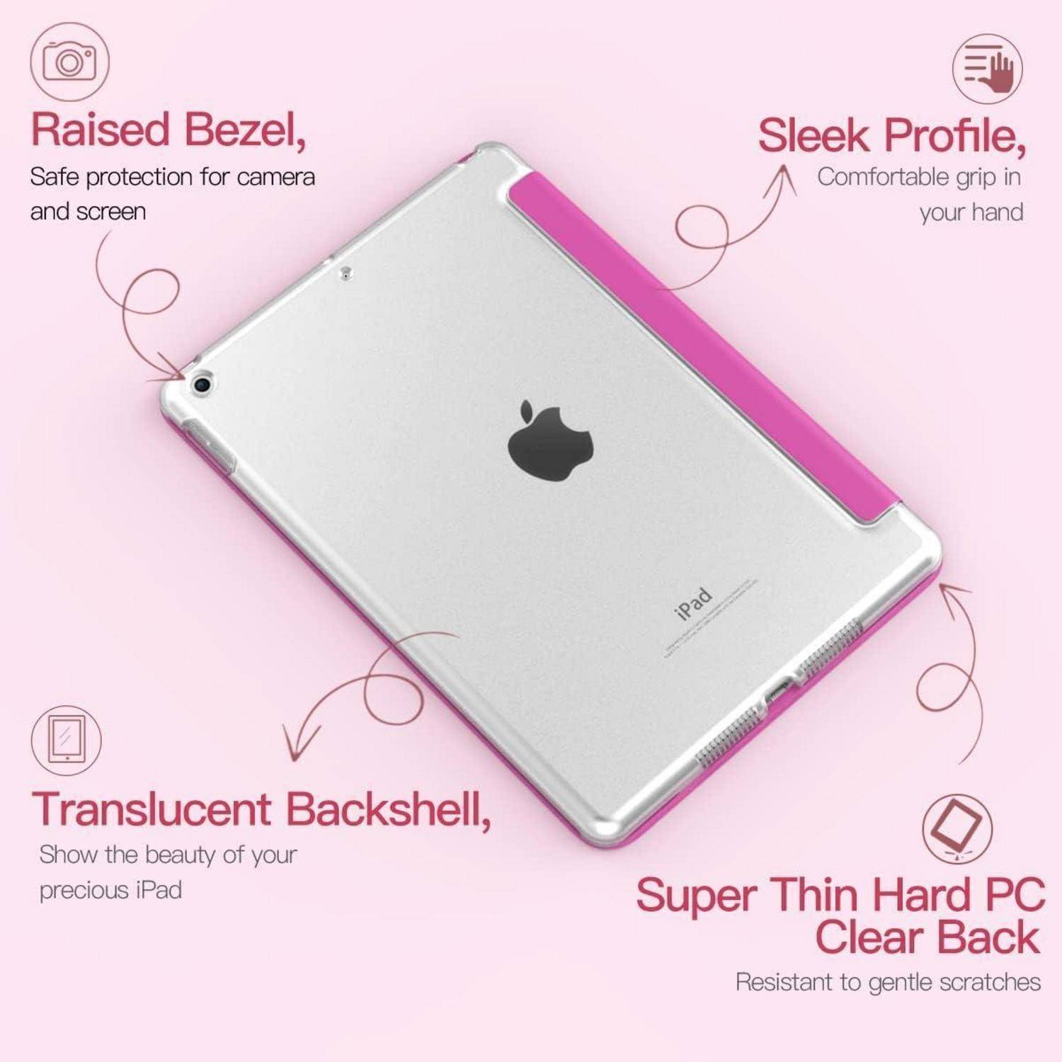 Hülle für iPad 9. Gen 2021/8. Gen 2020/7. Gen 2019, Trifold