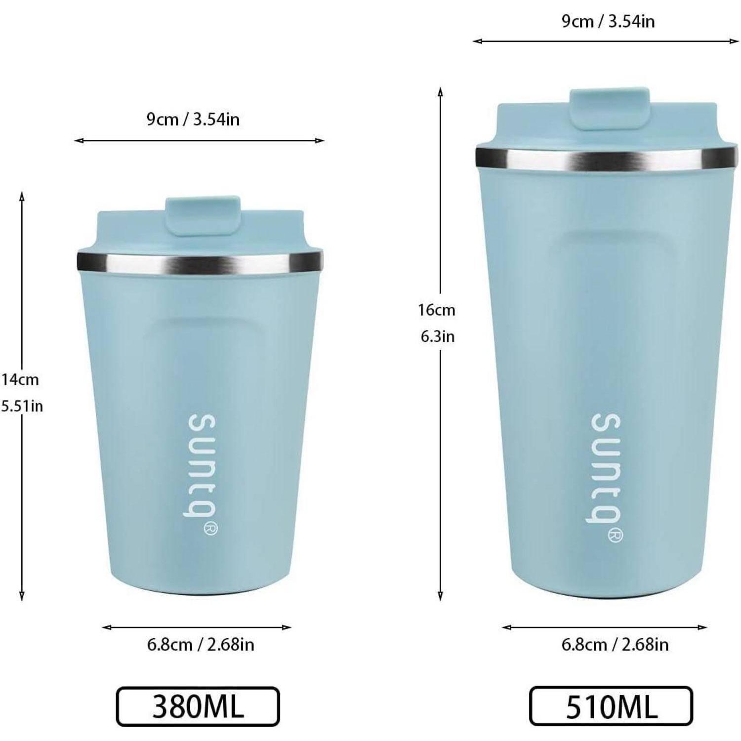Kaffeebecher Edelstahl Isoliert Auslaufsicher 380ml Himmel