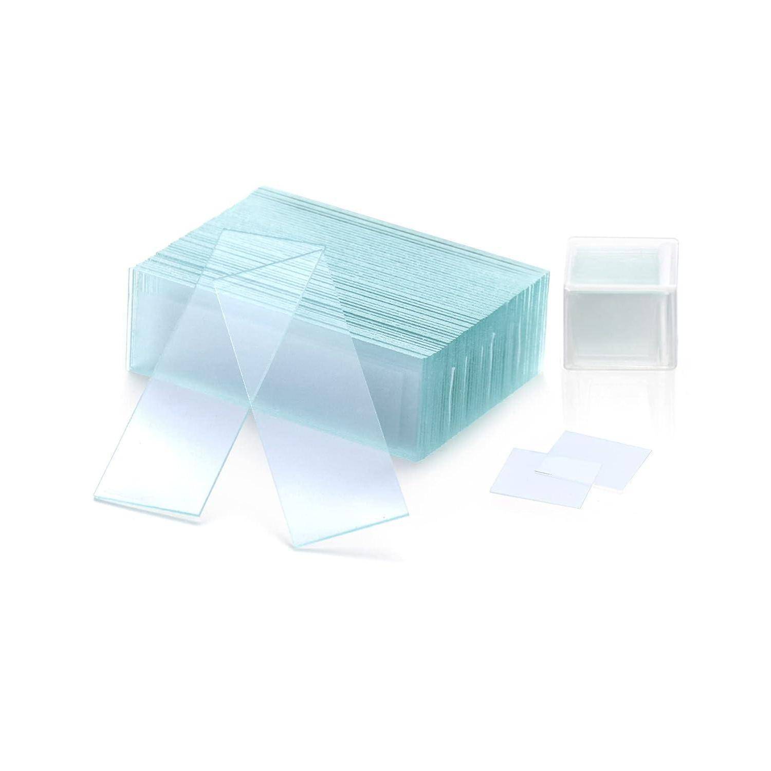 Objektträger Deckgläser biologische Mikroskopie 50 Stück 76x26mm 100