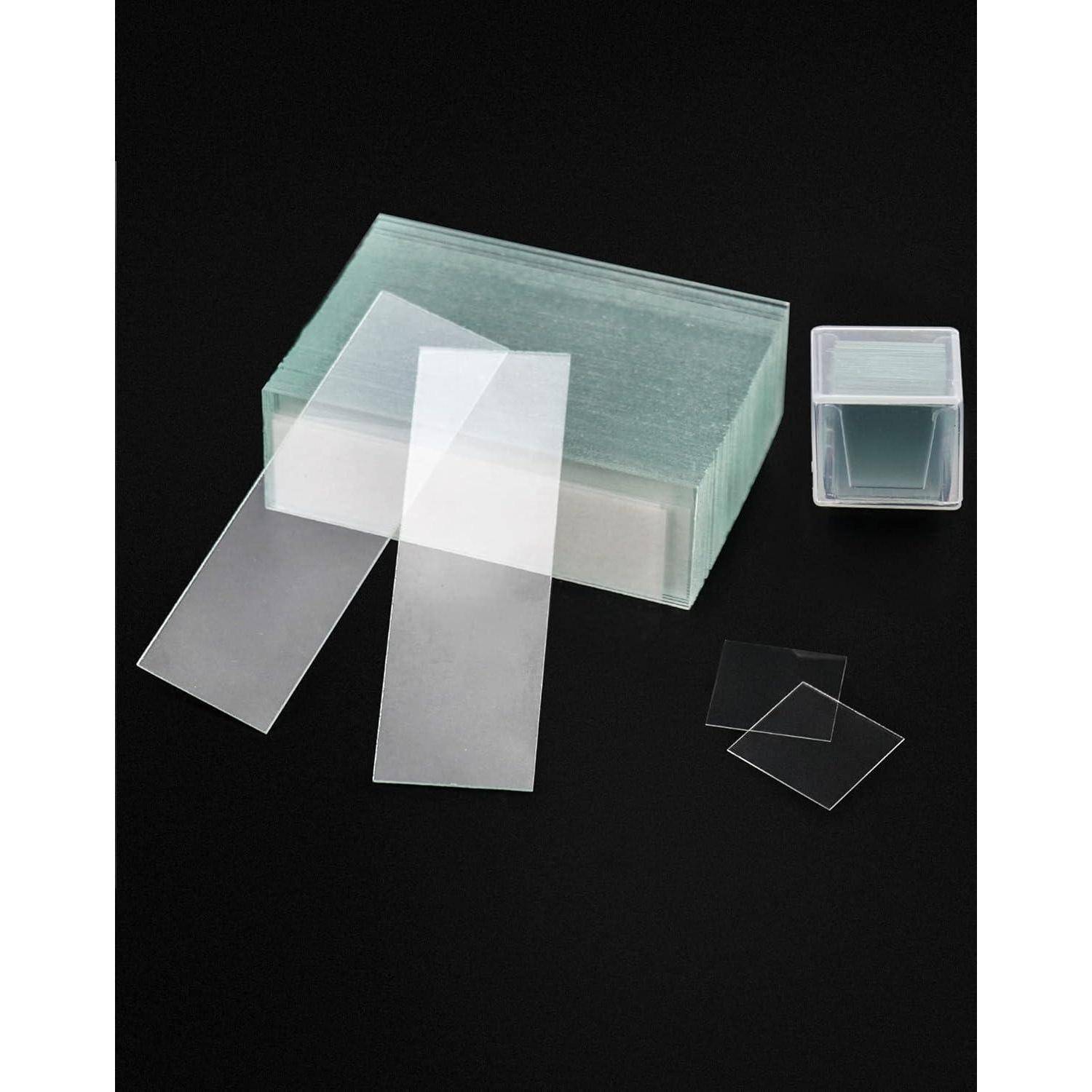 Objektträger Deckgläser biologische Mikroskopie 50 Stück 76x26mm 100
