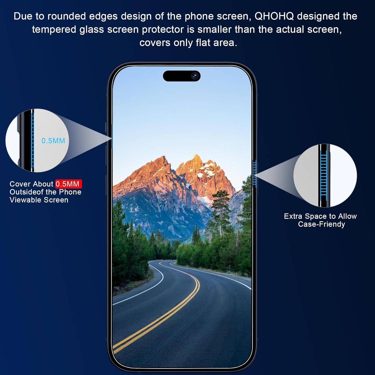 Sichtschutz und Kameraschutz für iPhone 15 Pro Max 6,7 Zoll Schwarz