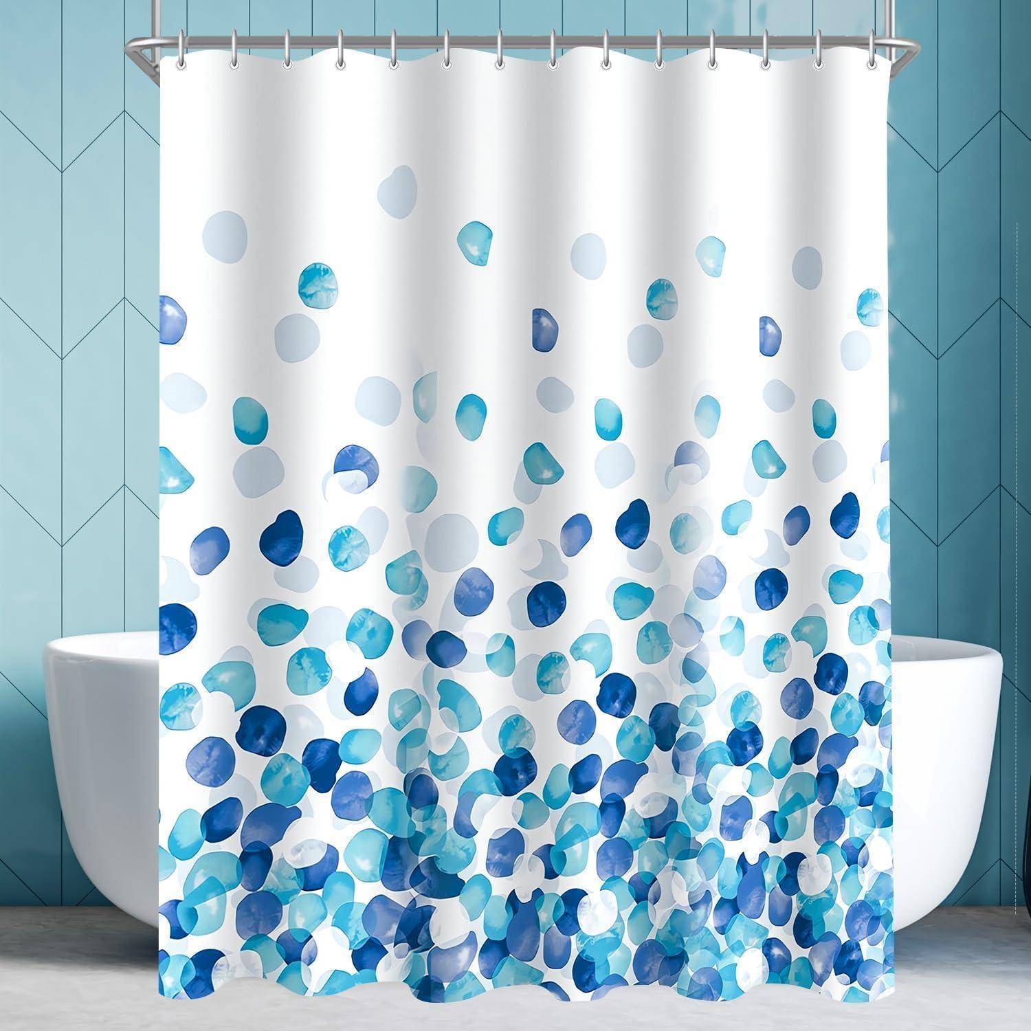 Duschvorhang 80x180cm Polyester Multi 128 H180 x B80 cm (1er Pack)