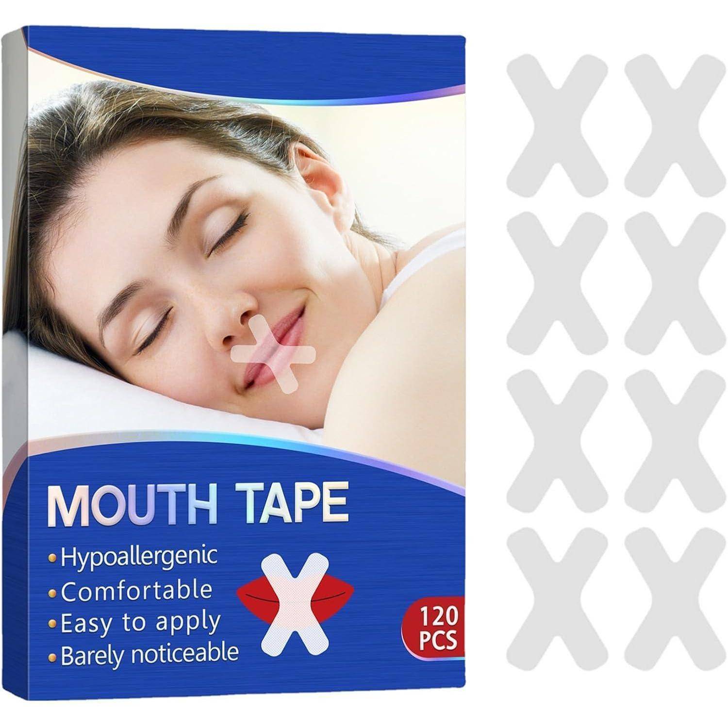 120 Stück Sleep Strips Mundband Nasenpflaster Schnarchen