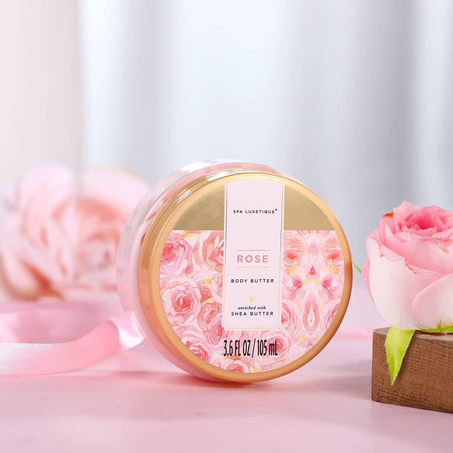 Geschenkset Badeset Duschset 8teilig Spa Beauty Pflegeset Rosenduft