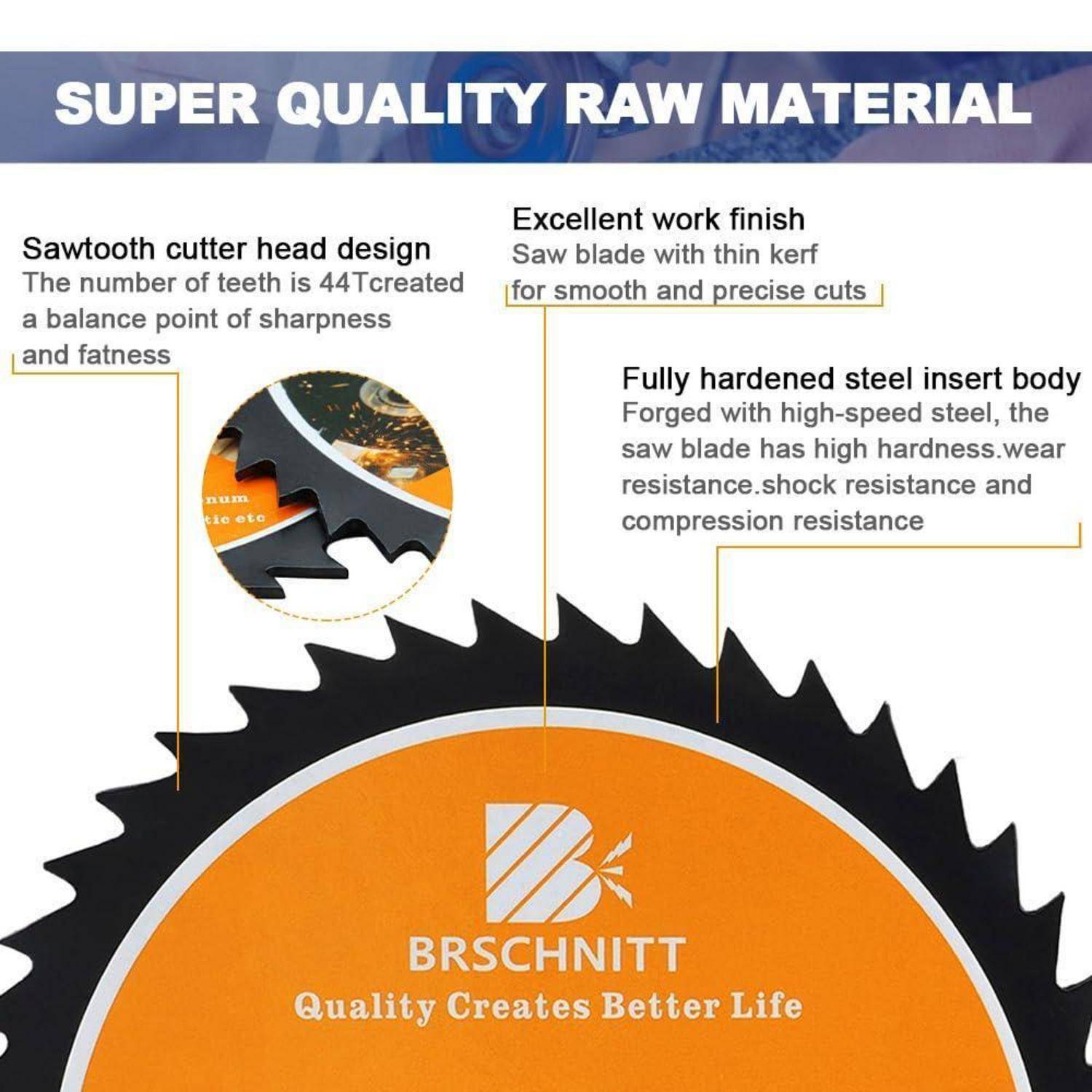 Kreissägeblatt HSS 44T 15mm Holz Aluminium Kunststoff 3 85mm