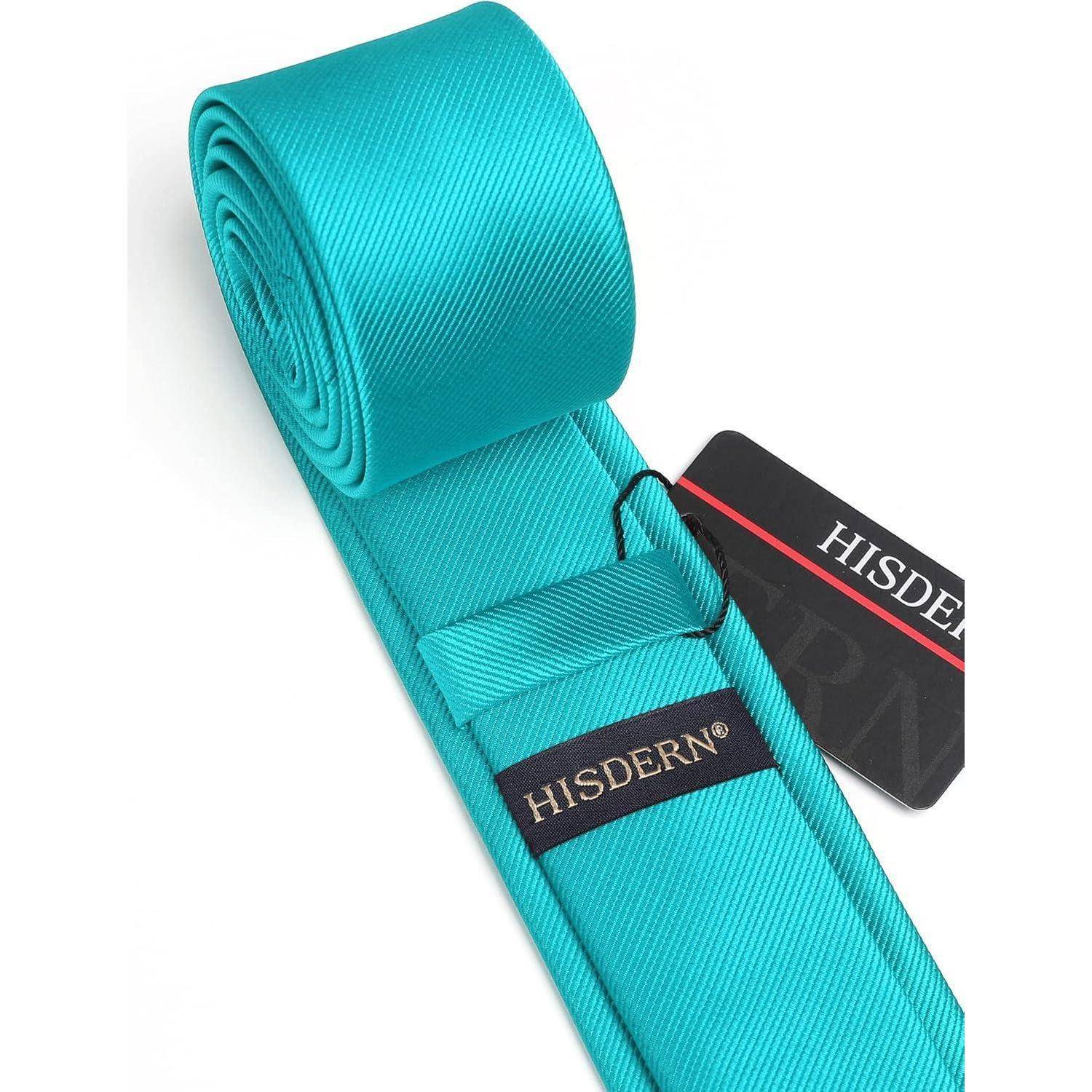 Krawatte Herren Seide 6cm Hochzeit Party Business Türkis