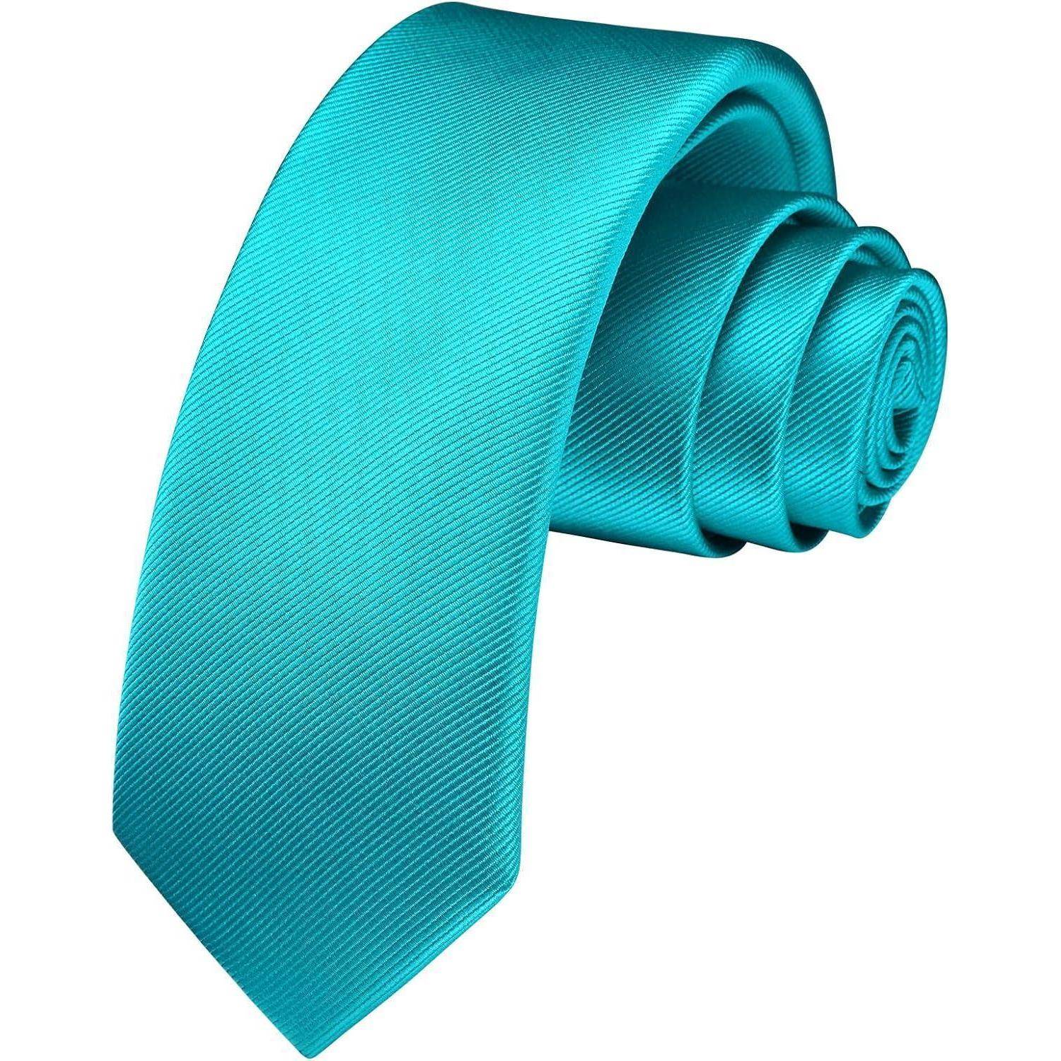 Krawatte Herren Seide 6cm Hochzeit Party Business Türkis