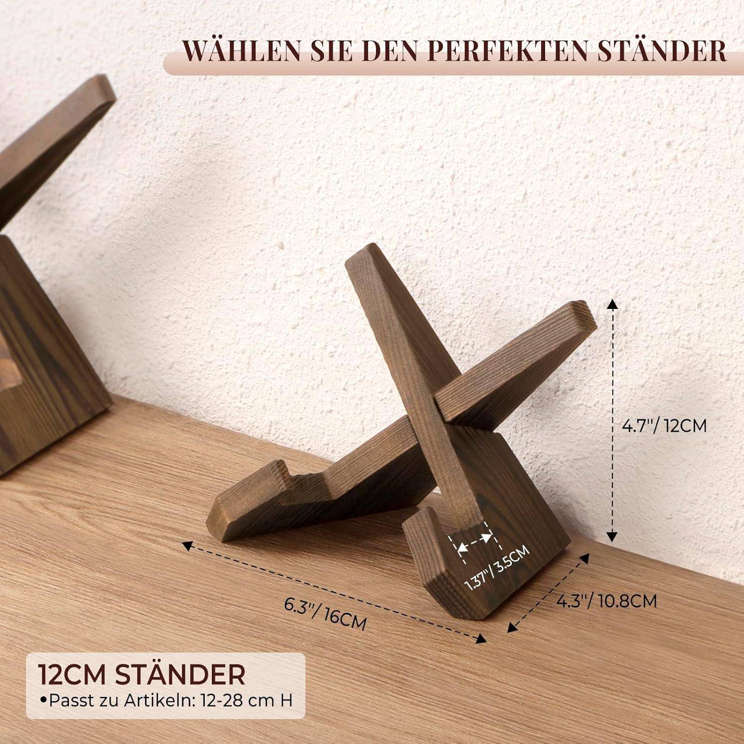 Tellerständer Tellerhalter Tischaufsteller Bilderrahmen 12 cm -3 Stück