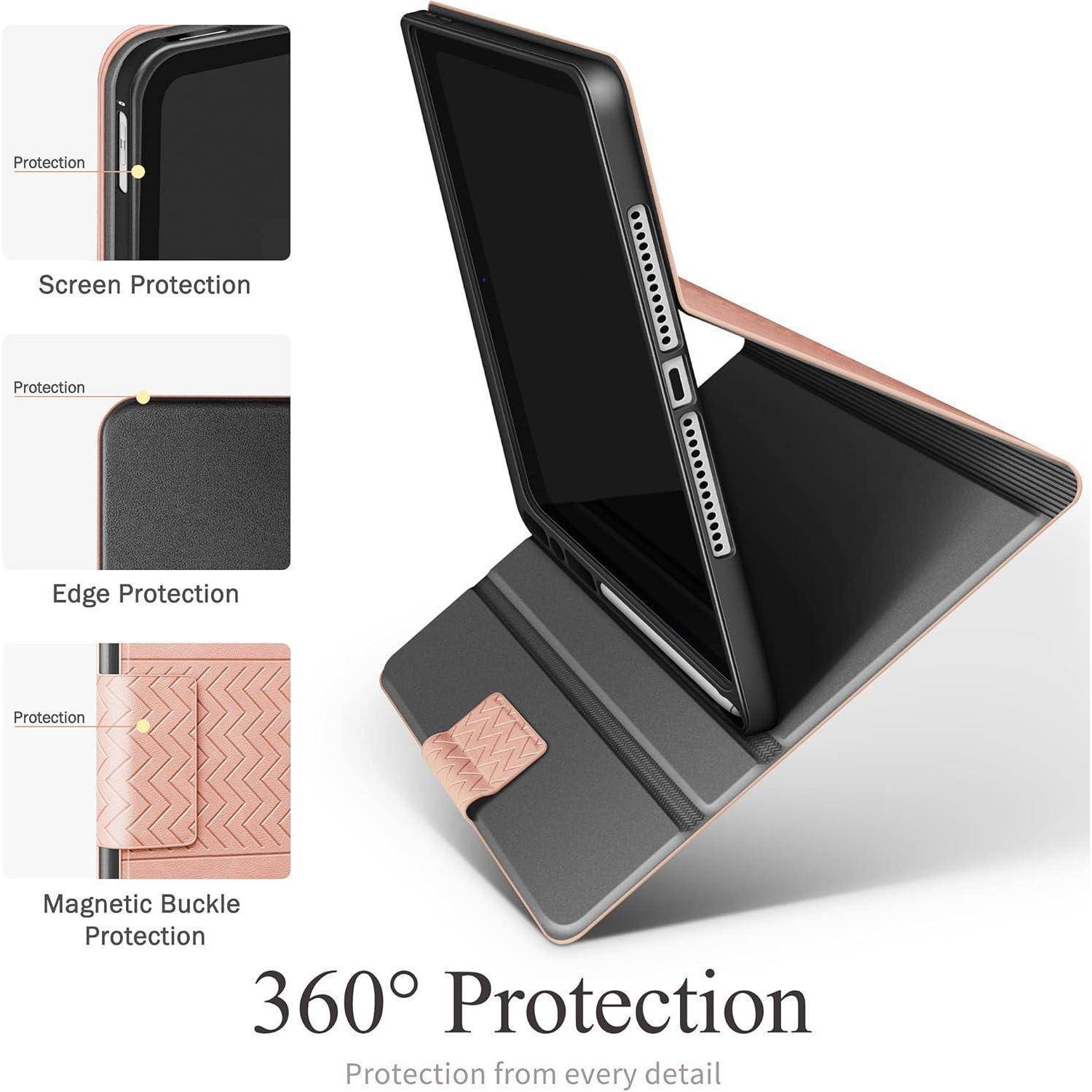 Hülle iPad 9.7 Pro Air2 Stifthalter Magnet Schlaf Aufwach Rosa