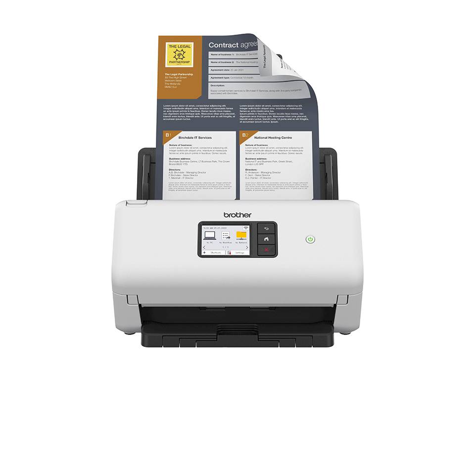 Brother ADS-4550W, 600 x 600 DPI, 48 Bit, 24 Bit, 8 Bit, 35 Seiten pro Minute, 35 Seiten pro Minute