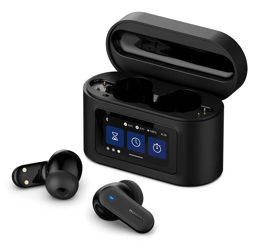 Philips True Wireless In-Ear-Kopfhörer TAT6000BK/00 Schwarz - Kopfhörer - 20 KHz