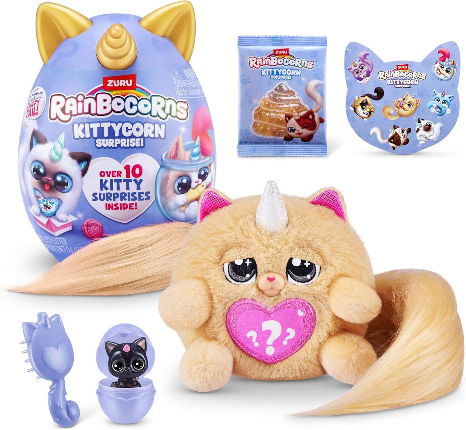 ZURU 92104A - Rainbocorns Kittycorn Surprise Serie 9 - Perser-Katze Lily