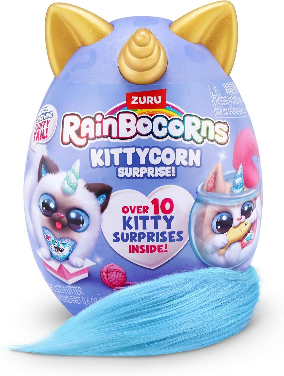 ZURU 92104B - Rainbocorns Kittycorn Surprise Serie 9 - Maine Coon Katze Cleo