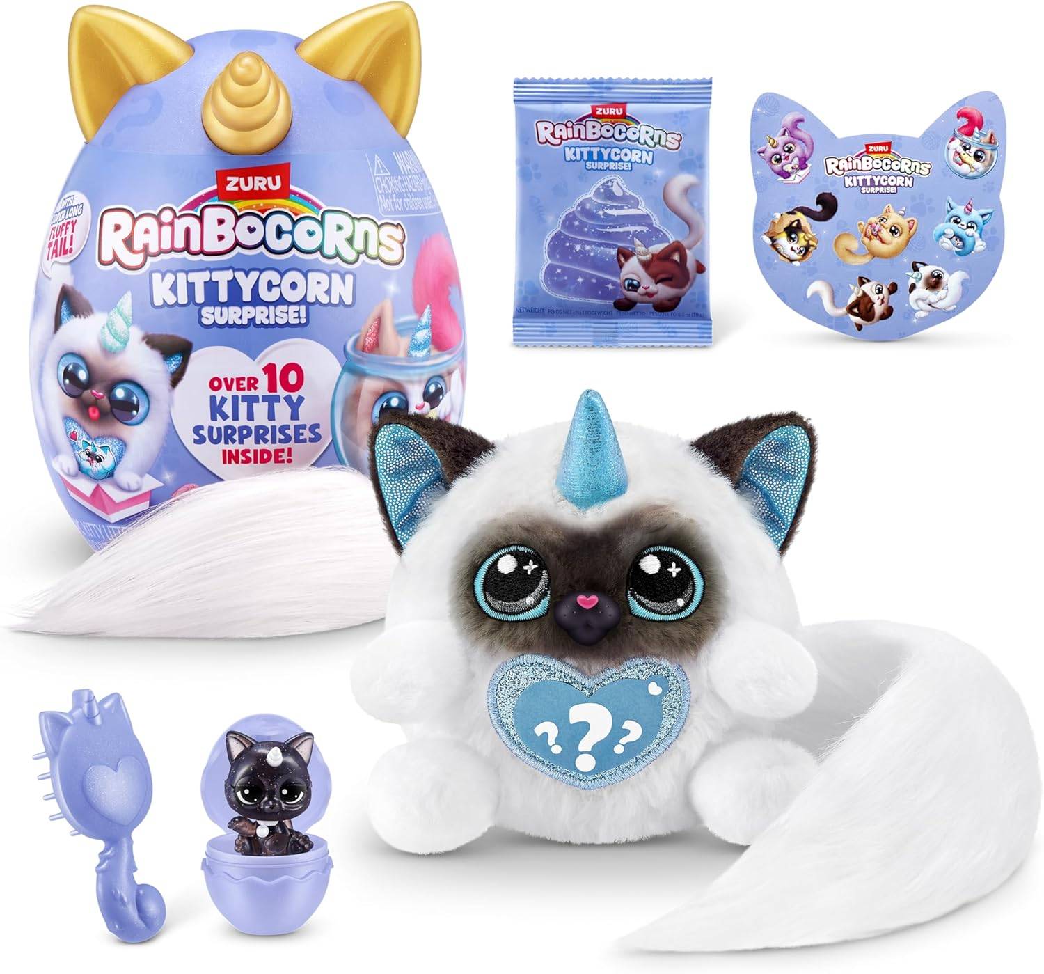 ZURU 92104D - Rainbocorns Kittycorn Surprise Serie 9 - Katze Ragdoll Dolly