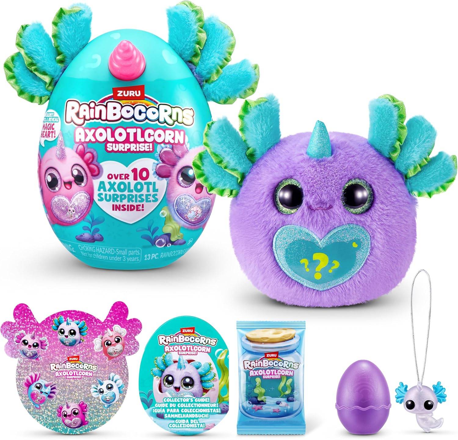 ZURU 92120H - Rainbocorns Axolotlcorn Surprise - Axolotl Lulu