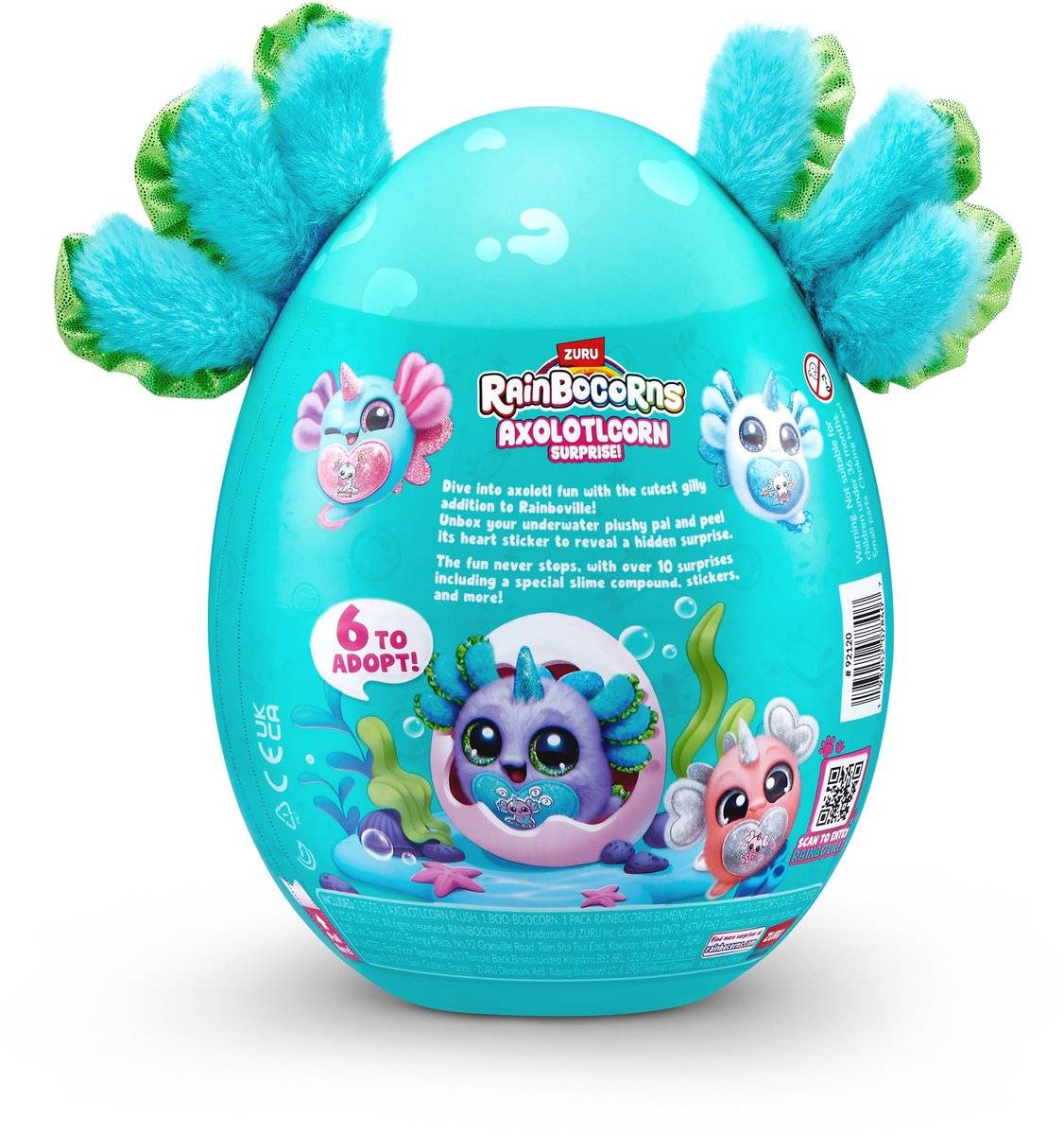 ZURU 92120H - Rainbocorns Axolotlcorn Surprise - Axolotl Lulu