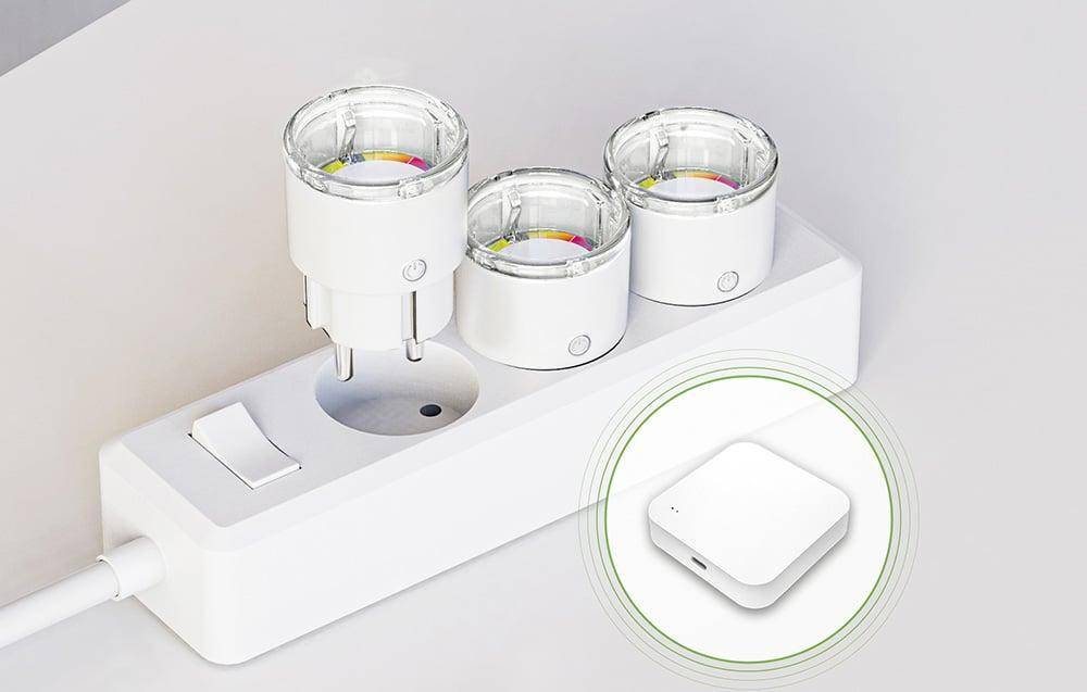 Gosund NiteBird EP2-Z, Smart Plug, Steckdose mit Messfunktion, ZigBee