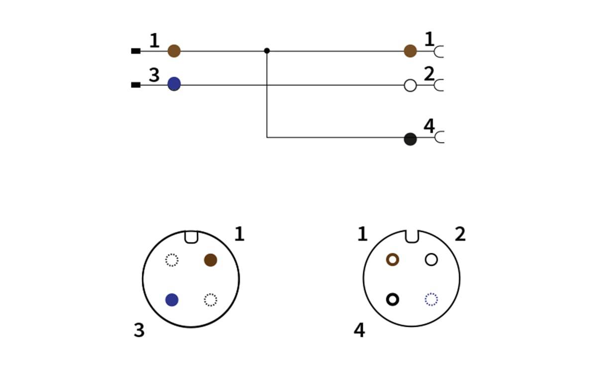 Adapterkabel für das IO-Link Sensor-/ Aktor-Modul AD010 - AA051 - autosen
