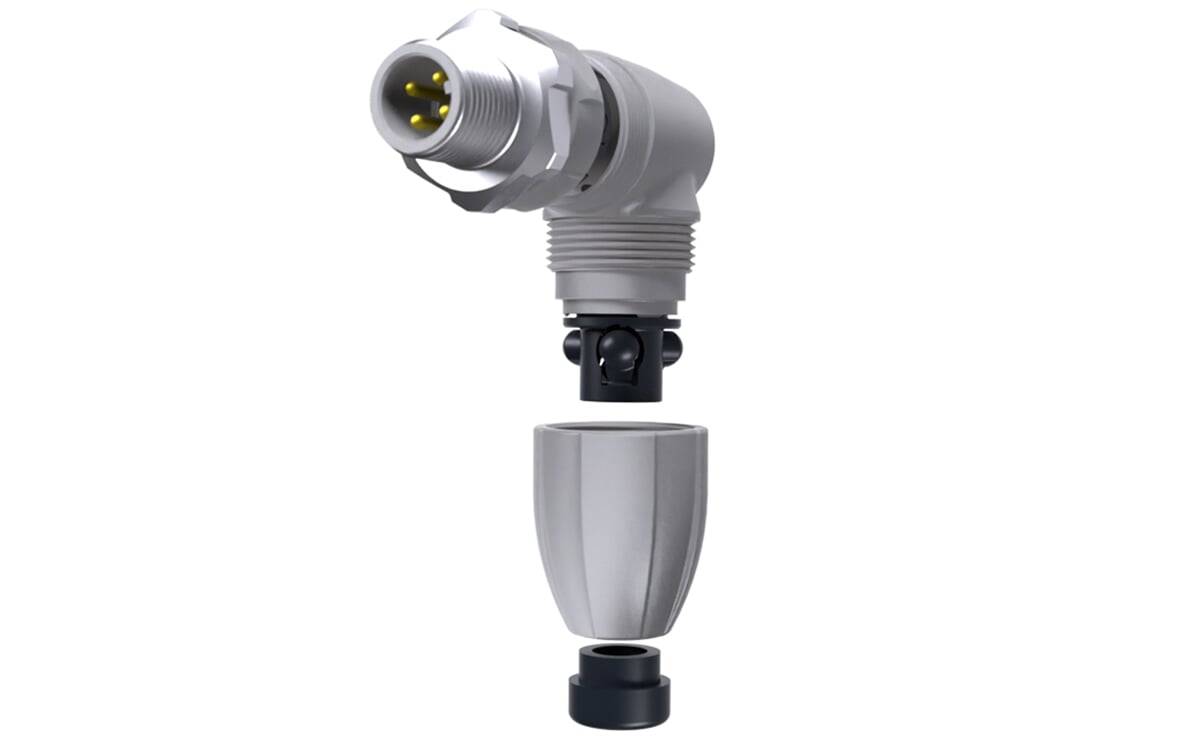 Konfektionierbarer Stecker abgewinkelt M12 IP69k - AA961 - autosen
