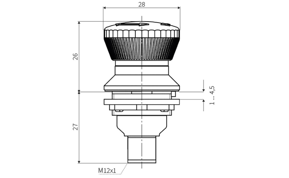 Not-Aus-Taster / Not-Halt-Taster - AB711 - autosen
